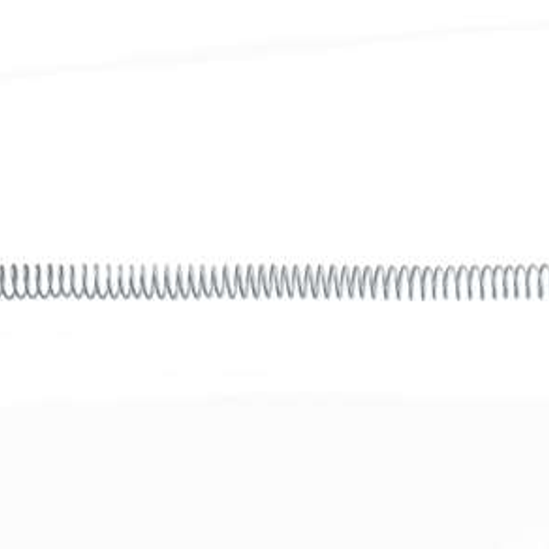 GBC Caja de 100 Espirales de Encuadernacion Metalicos 5:1 de 12mm - Color Negro 1