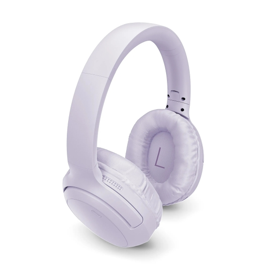 Energy Sistem Hush Auriculares Bluetooth 5.4 - Cancelacion Activa de Ruido - Conexion Multipunto - Asistente de Voz - Color Lavanda 1