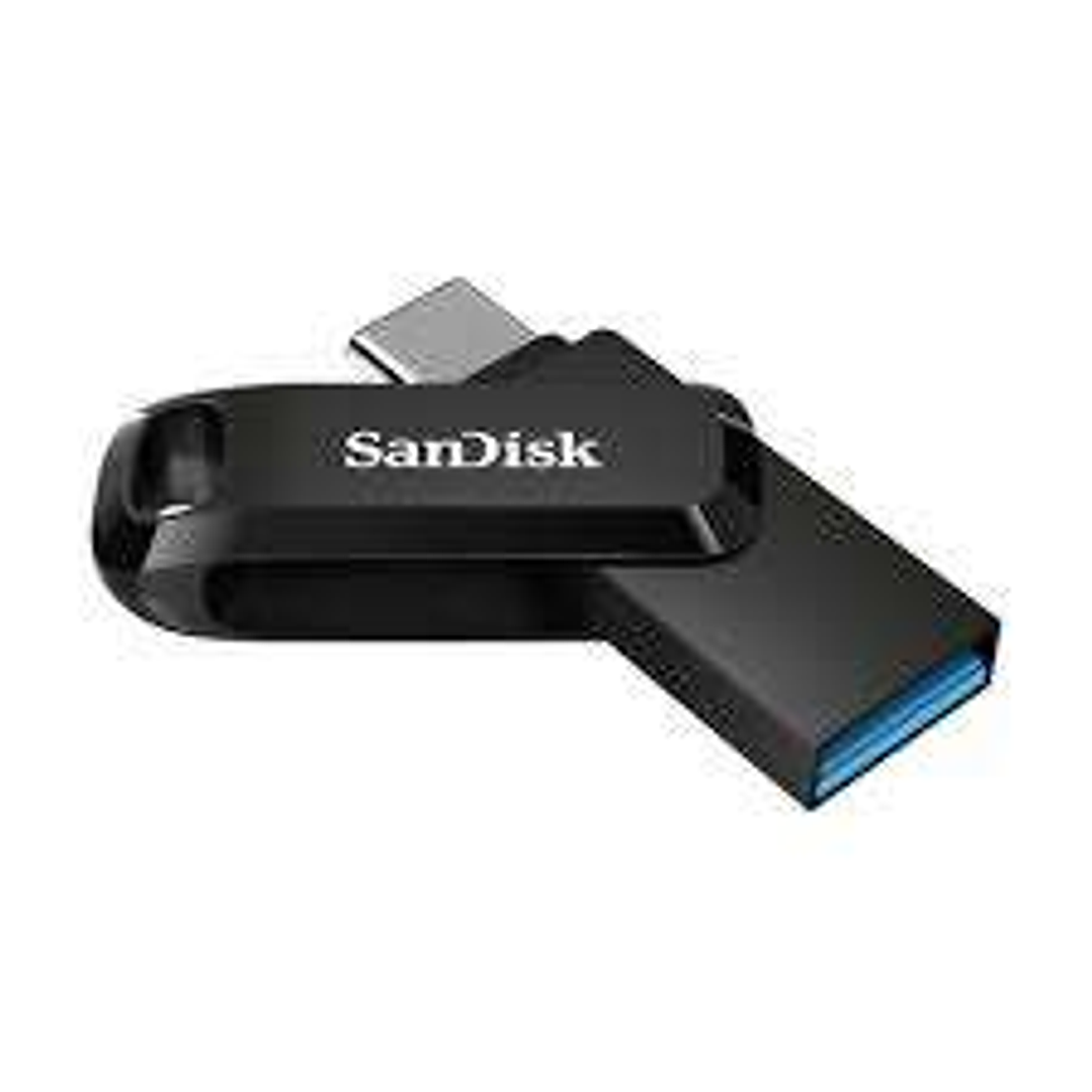 Sandisk Ultra Dual Drive Go Memoria USB-C y USB-A 32GB - Hasta 150MB/s de Lectura - Color Negro (Pendrive) 1