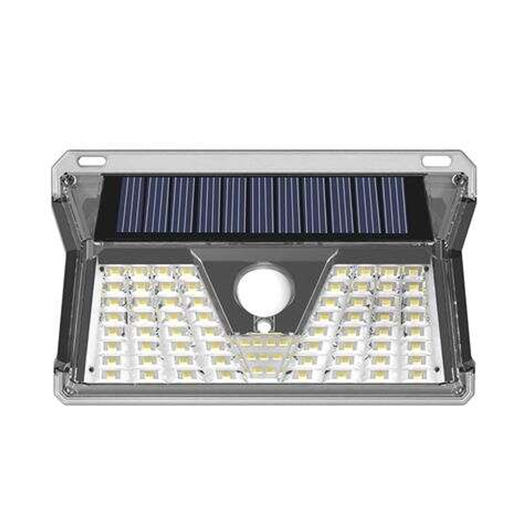 Elbat Aplique Led Solar - 260LM - Luz Fria 6500K - Sensor de Movimiento - Bateria 1200mAh 1