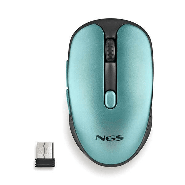 NGS Evo Rust Ice Raton Inalambrico USB 1600dpi - 5 Botones - Recargable - Uso Diestro 1