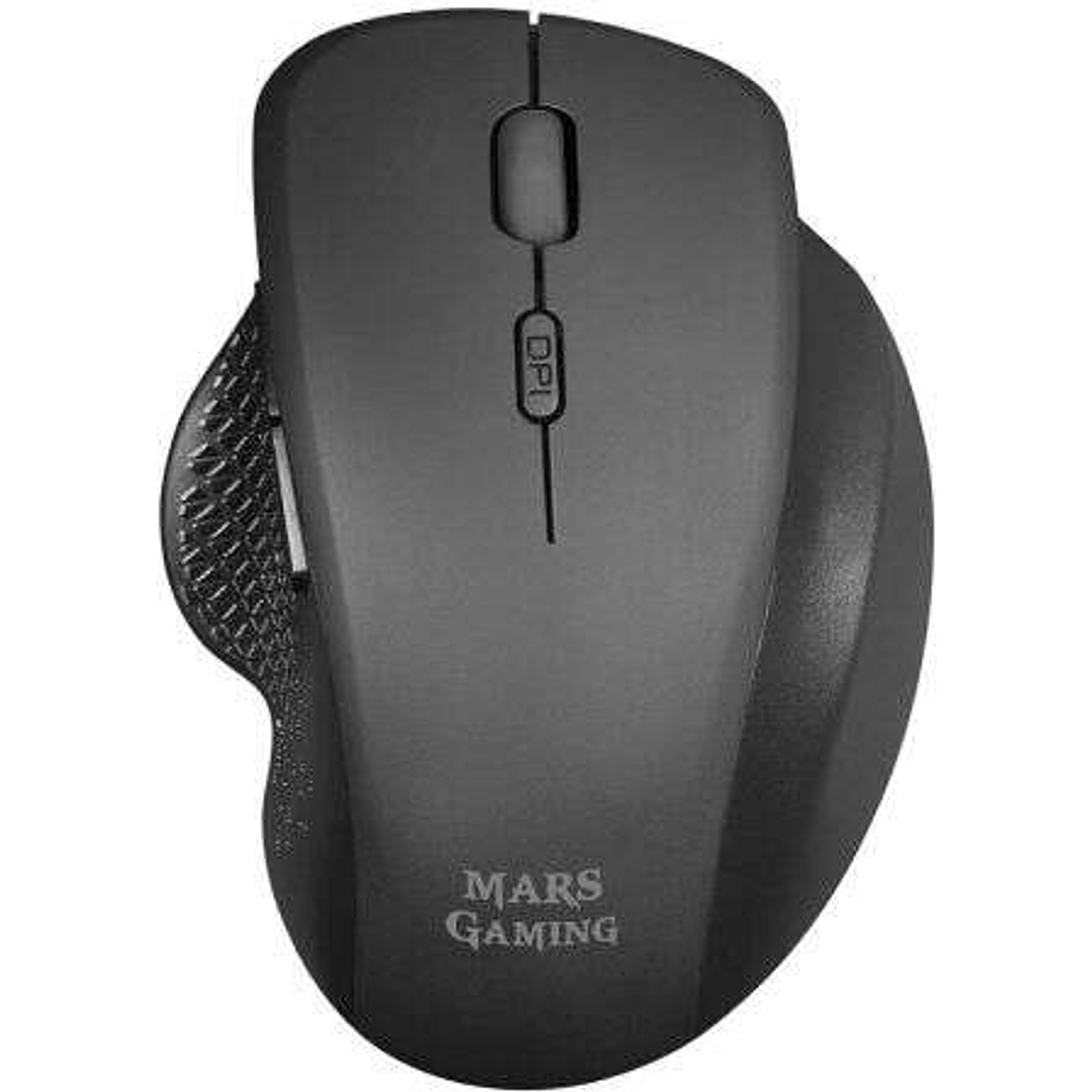 Mars Gaming MMWERGO Raton Inalambrico USB 3200dpi - Diseño Ergonomico - Switches Mecanicos Kailh - Uso Diestro 1