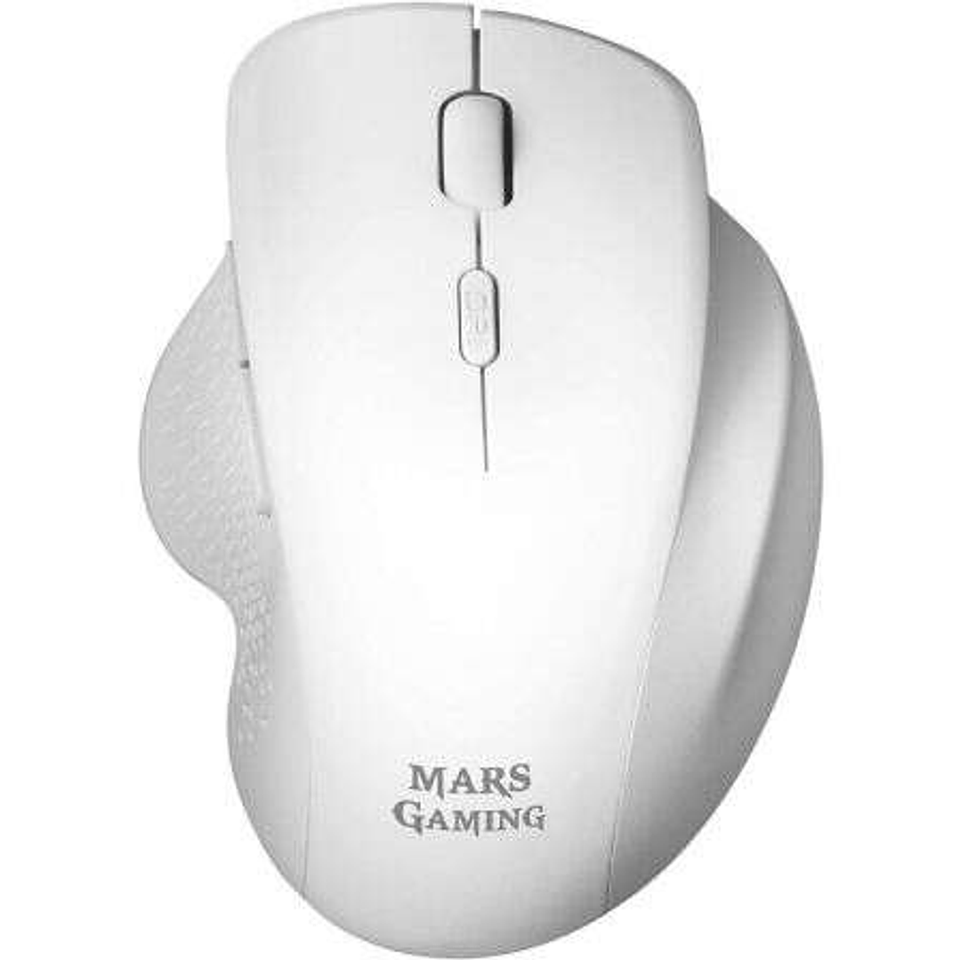 Mars Gaming MMWERGO Raton Inalambrico USB 3200dpi - Diseño Ergonomico - Switches Mecanicos Kailh - Uso Diestro 1