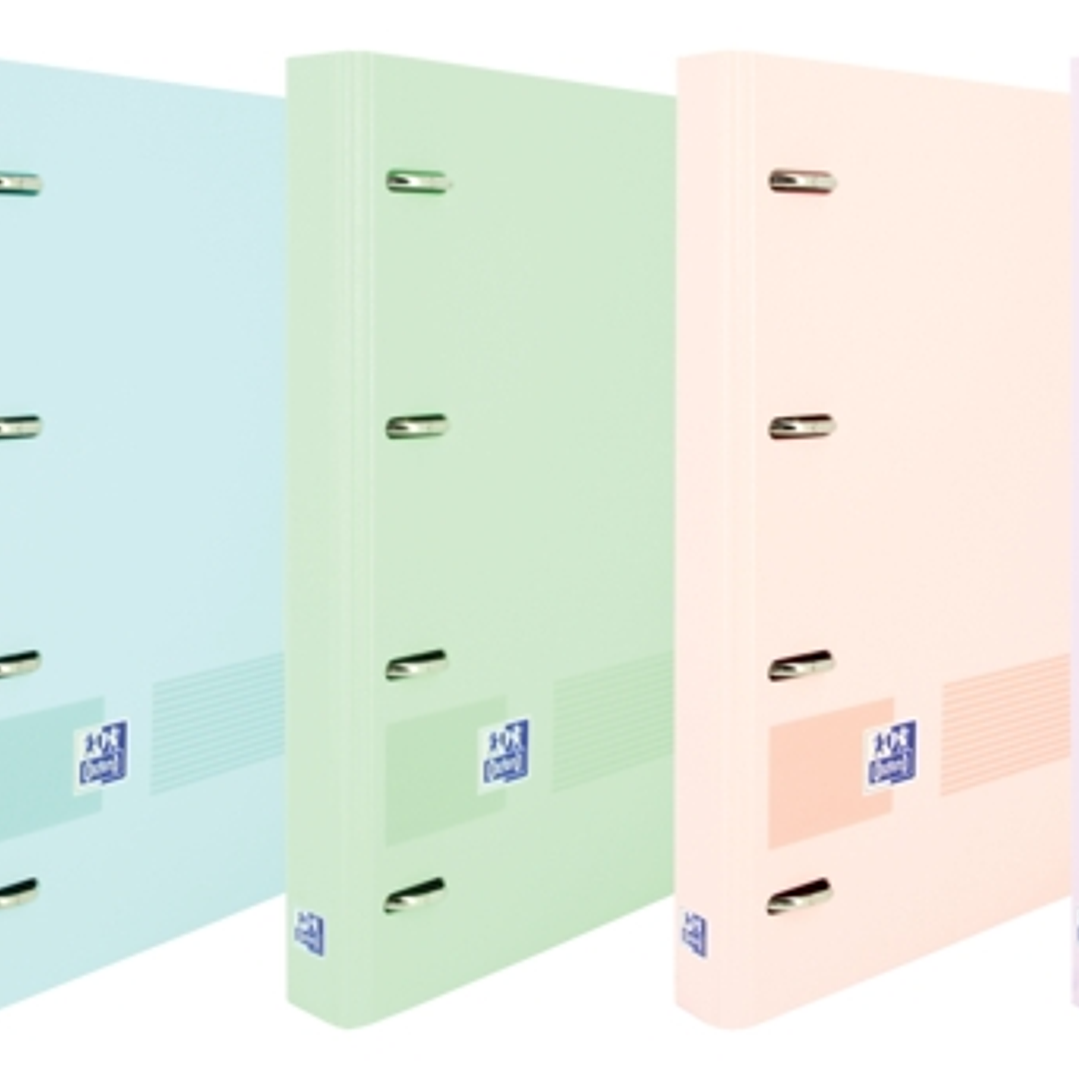 Oxford Live & Go A4+ Europeanbinder - Lomo de 45mm - Anillas de 4Dx35mm - Recambio 1 Linea - Colores Surtidos 1