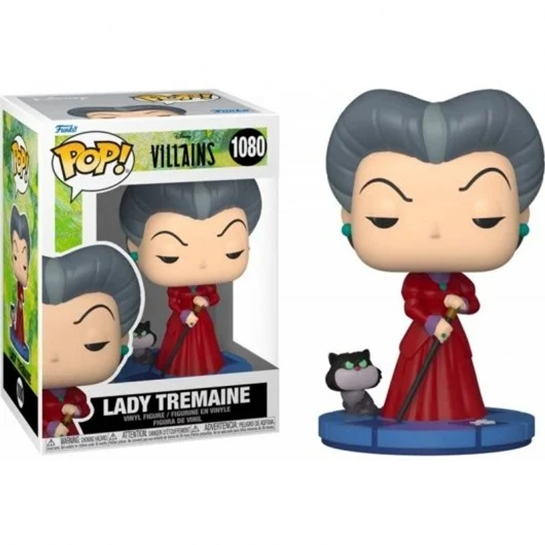 Funko Pop Disney Villanos Lady Tremaine La Madrastra - Figura de Vinilo - Altura 12cm aprox. 1