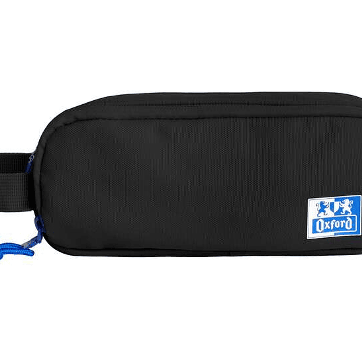 Oxford B-Smart Estuche Portatodo - 3 Compartimentos - Asa Lateral - Fabricado en Material Reciclado - Color Negro 1