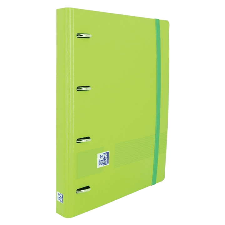 Oxford Live & Go A4+ Polyfoam Europeanbinder - Lomo de 45mm - Anillas de 4Dx35mm - Recambio 5x5 - Color Verde 1