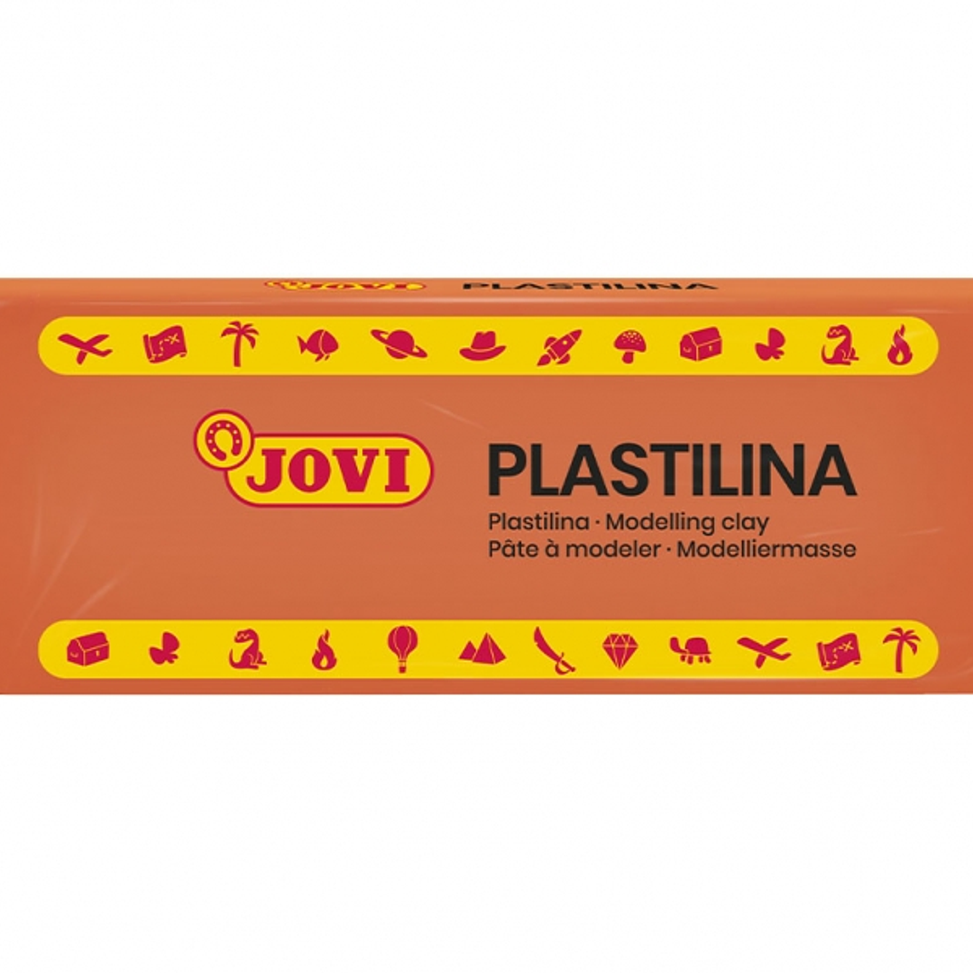 Jovi Caja de 15 Pastillas de Plastilina 150gr - 100% Vegetal - Muy Moldeable - No Se Seca - sin Gluten - Inocua - Ideal para Figuras en Volumen - Colo 1