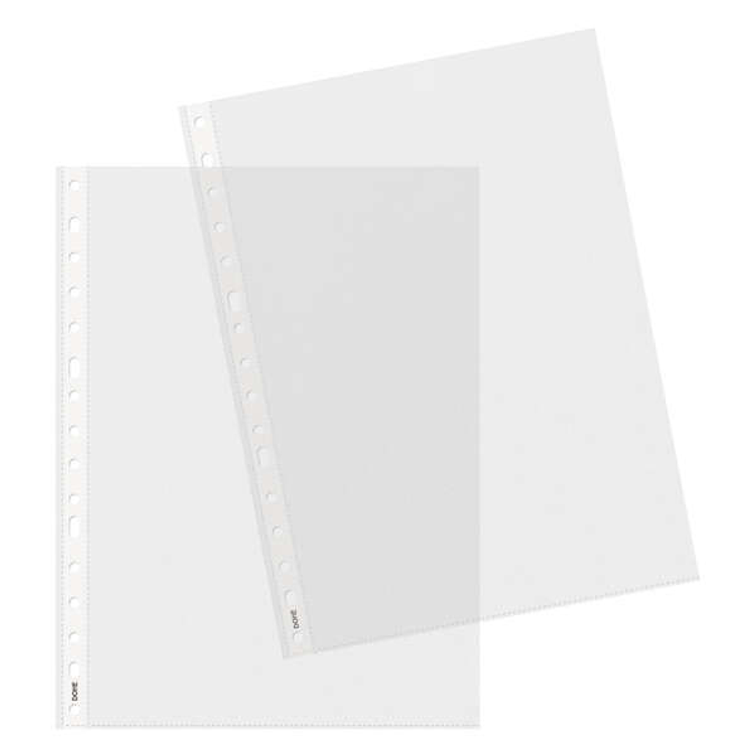 Dohe 100 Fundas Multitaladro en Polipropileno Piel de Naranja - 16 Perforaciones - Resistente y Duradero 1