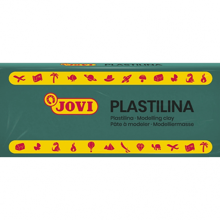 Jovi Caja de 15 Pastillas de Plastilina 150gr - Pasta Vegetal - No Se Seca - sin Gluten - Inocua - Facil de Moldear - Ideal para Figuras Voluminosas - 1