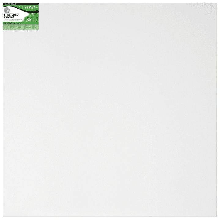 Daler Rowney Simply Bastidor Entelado - 80x120cm - Imprimacion Triple - Grano Medio - 100% Algodon sin Acido - 250g - Color Blanco 1