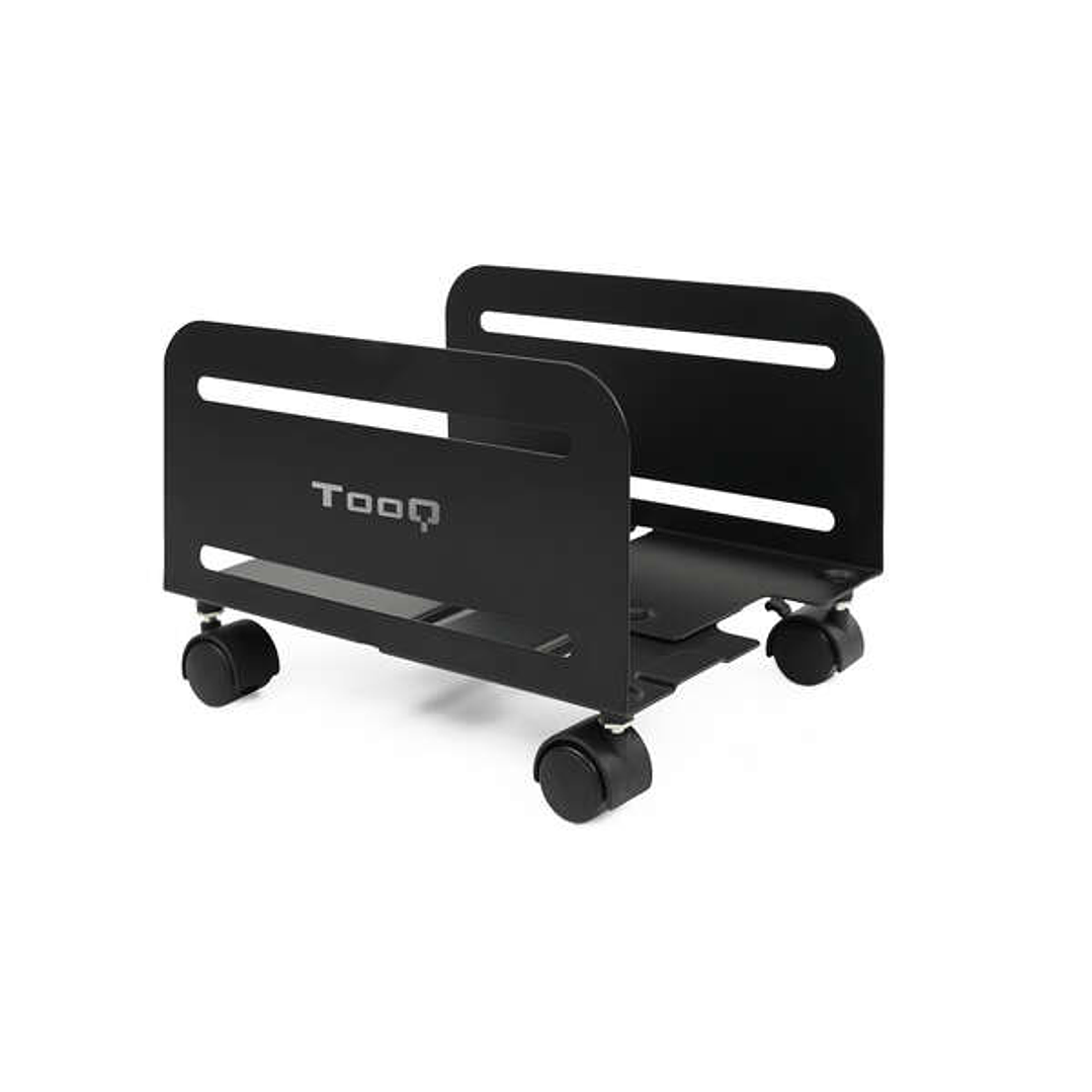 Tooq Soporte de Suelo con Ruedas para CPU de 119-209mm de Ancho - Peso Max 10kg - Color Negro 1