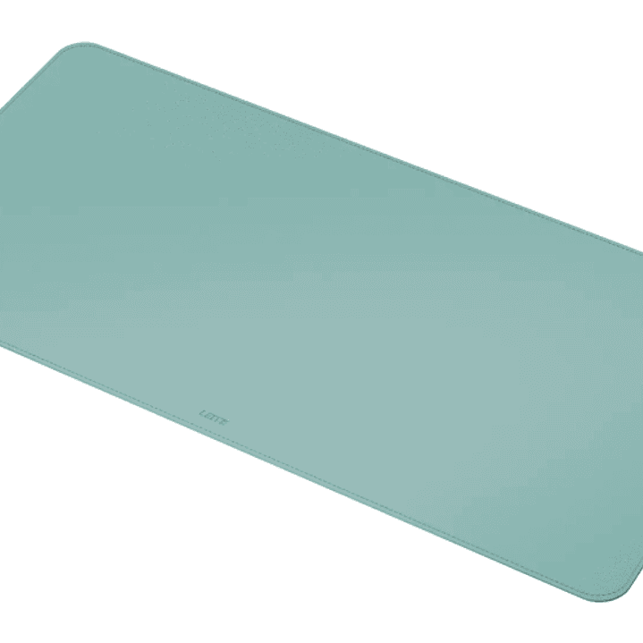 Leitz Alfombrilla de Escritorio Grande 80x40cm - Espesor 2mm - Antideslizante - Impermeable - Color Verde Menta 1