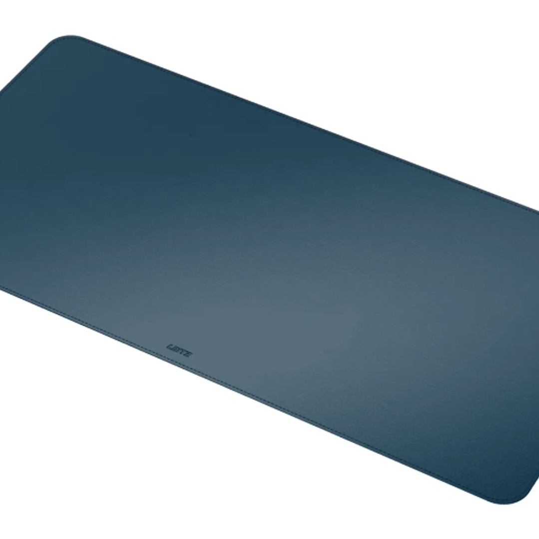 Leitz Alfombrilla de Escritorio Grande 80x40cm - Espesor 2mm - Antideslizante - Impermeable - Color Azul Oscuro 1