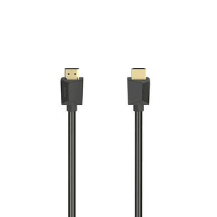 Hama Essential Cable HDMI 4K Macho - Longitud 5m- Soporta ARC - Ethernet - Velocidad hasta 18Gbps - Doble Blindaje - Color Negro