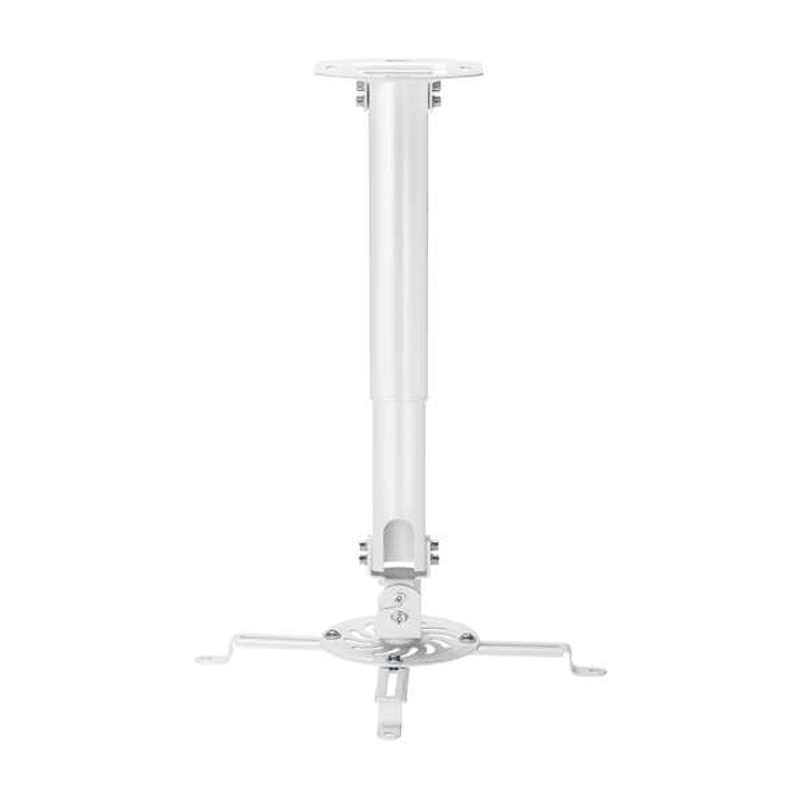 Aisens Soporte Universal Giratorio - Inclinable y Extensible de Techo para Proyector - Hasta 13.5Kg - Color Blanco 1