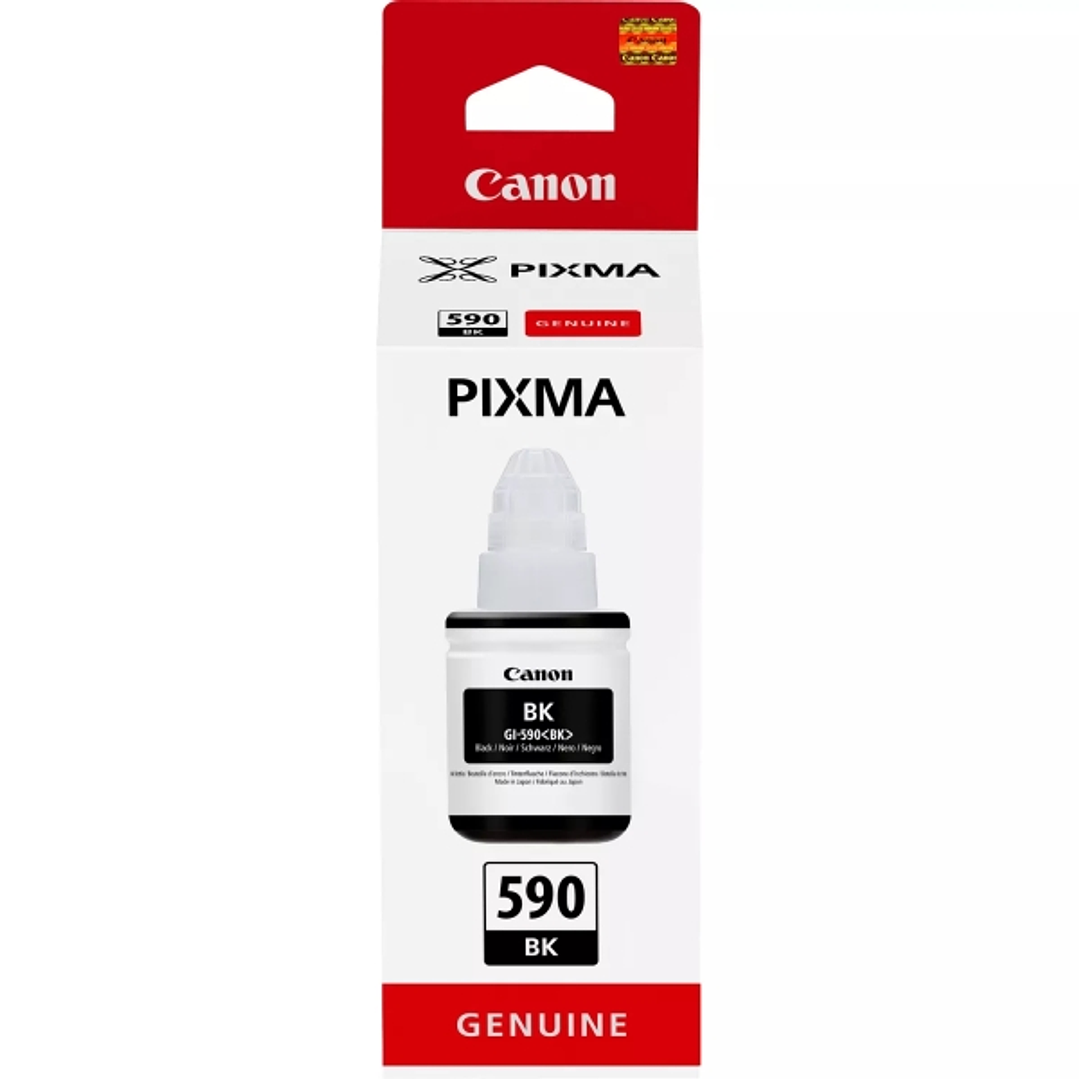 Canon GI590 Negro Botella de Tinta Original - GI590BK/1603C001 1