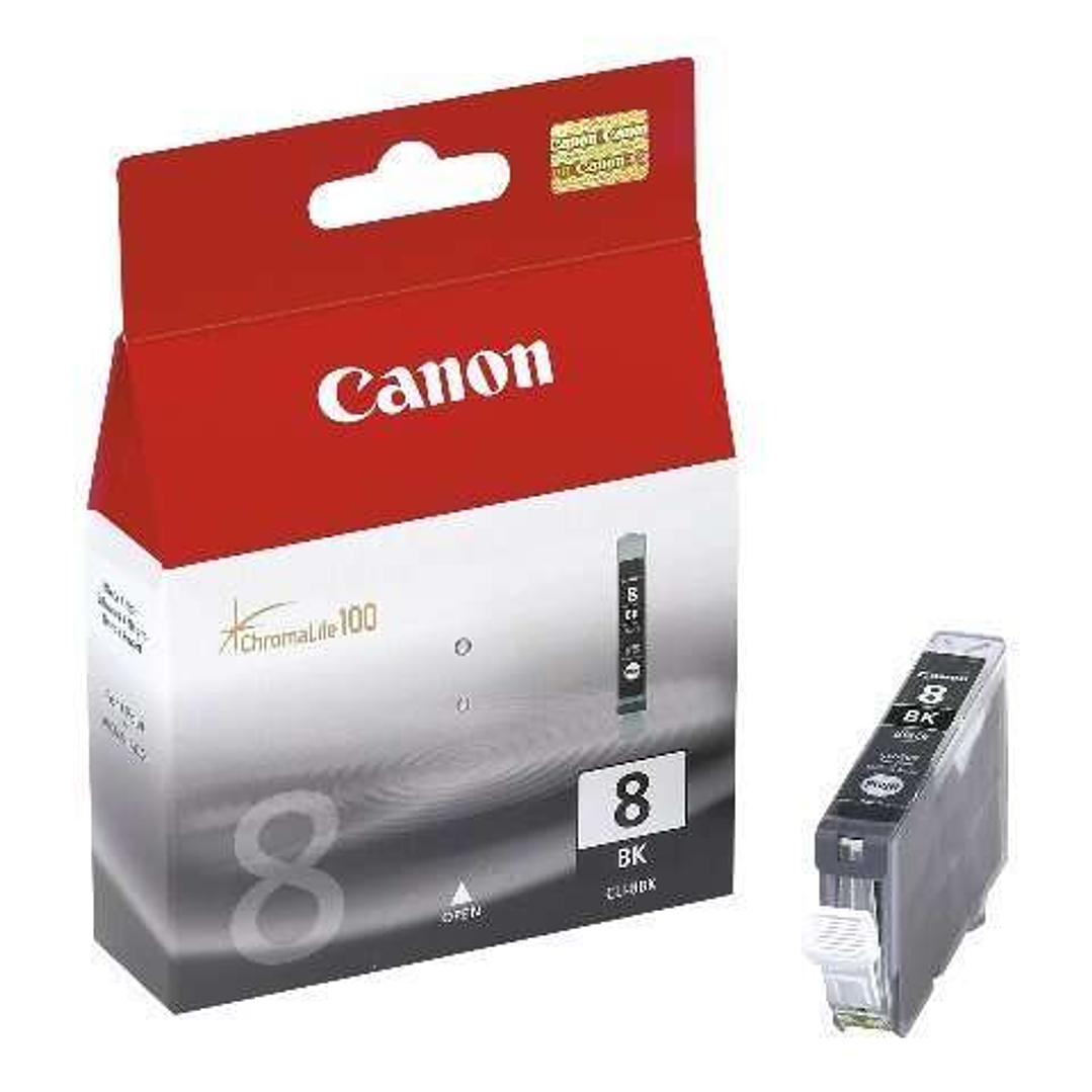 Canon CLI8 Negro Cartucho de Tinta Original - 0620B001/0620B029/0620B028 1