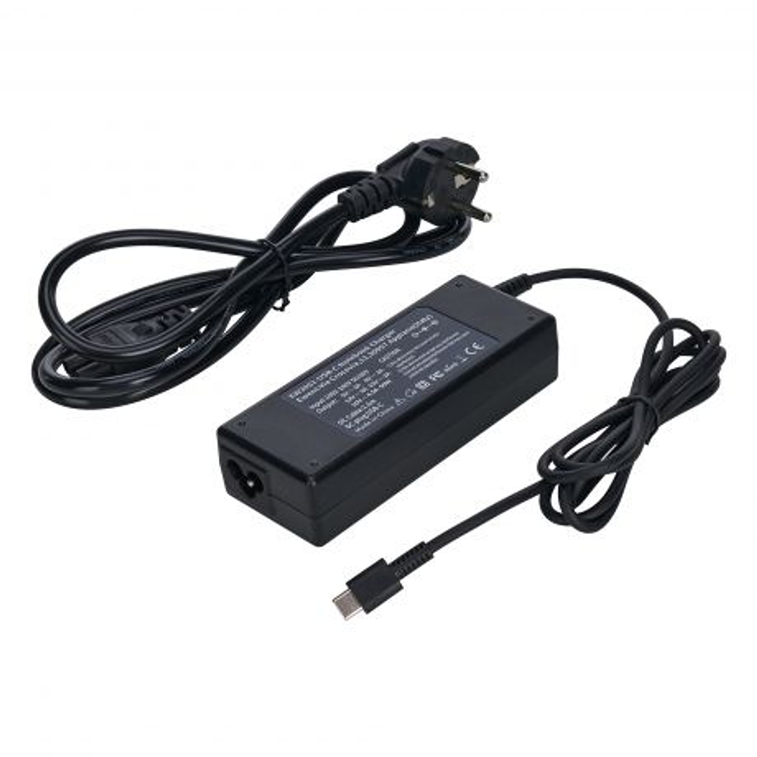 Ewent Cargador Universal para Portatil de 90W - USB-C - Power Delivery - Gestion Inteligente de Corriente - Color Negro 1