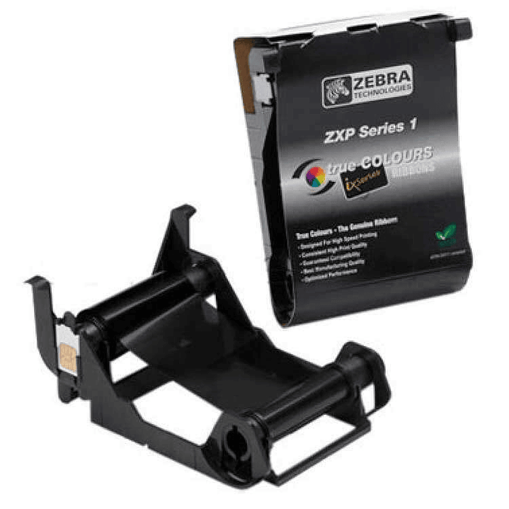 Zebra ZXP Series 1 Cinta Original True Colors Negro - 800011-101 1