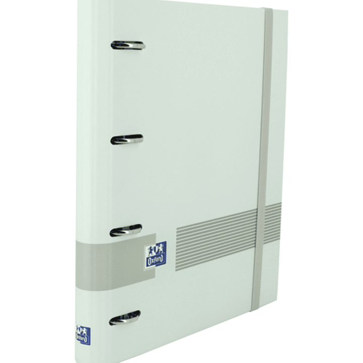 Oxford & You A4+ Europeanbinder - Tapa Extradura - Lomo 45mm - Anillas 4Dx35mm - Recambio 5x5 - Pizarra Write & Erase - Hoja de Pegatinas 1