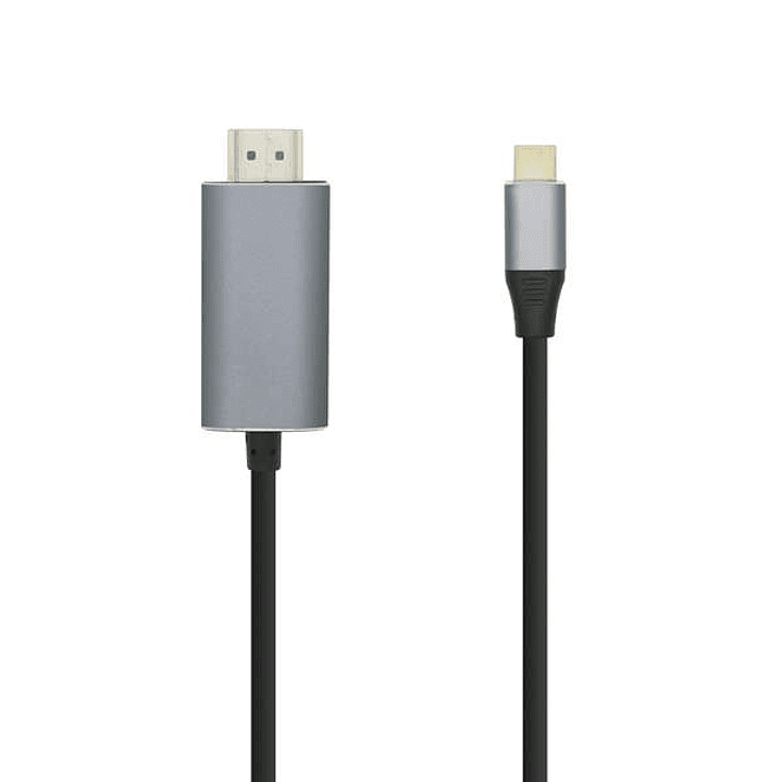 Aisens Cable Conversor USB-C a HDMI 4K@60HZ - USB-C/M-HDMI/M - 0.8M - Color Negro 1