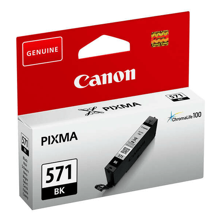 Canon CLI571 Negro Cartucho de Tinta Original - 0385C001 1