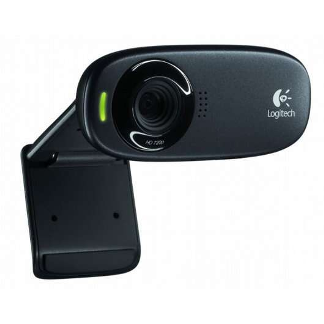Logitech C310 Webcam HD 720p - 5Mpx - USB 2.0 - Microfono Integrado - Angulo de Vision 60º - Enfoque Fijo - Cable de 1.50 - Color Negro 1