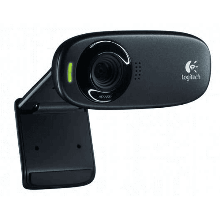 Logitech C310 Webcam HD 720p - 5Mpx - USB 2.0 - Microfono Integrado - Angulo de Vision 60º - Enfoque Fijo - Cable de 1.50 - Color Negro 1