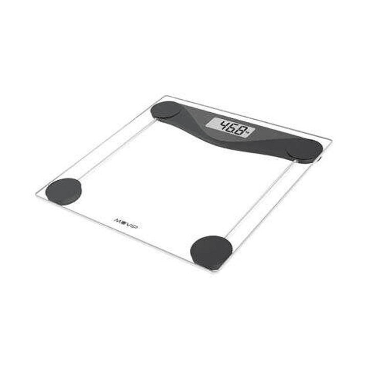 Muvip Bascula Digital de Baño - Cristal Templado - Apagado Automatico - Sensores Alta Precision - Peso Max. 180kg 1
