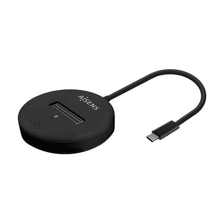 Aisens USB-C Dock M.2 (NGFF) Asuc-M2D013-Bk SATA/NVME a USB3.1 GEN2 - Color Negro 1