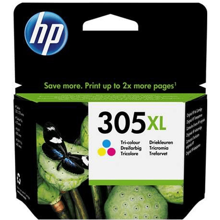 HP 305XL Color Cartucho de Tinta Original - 3YM63AE 1
