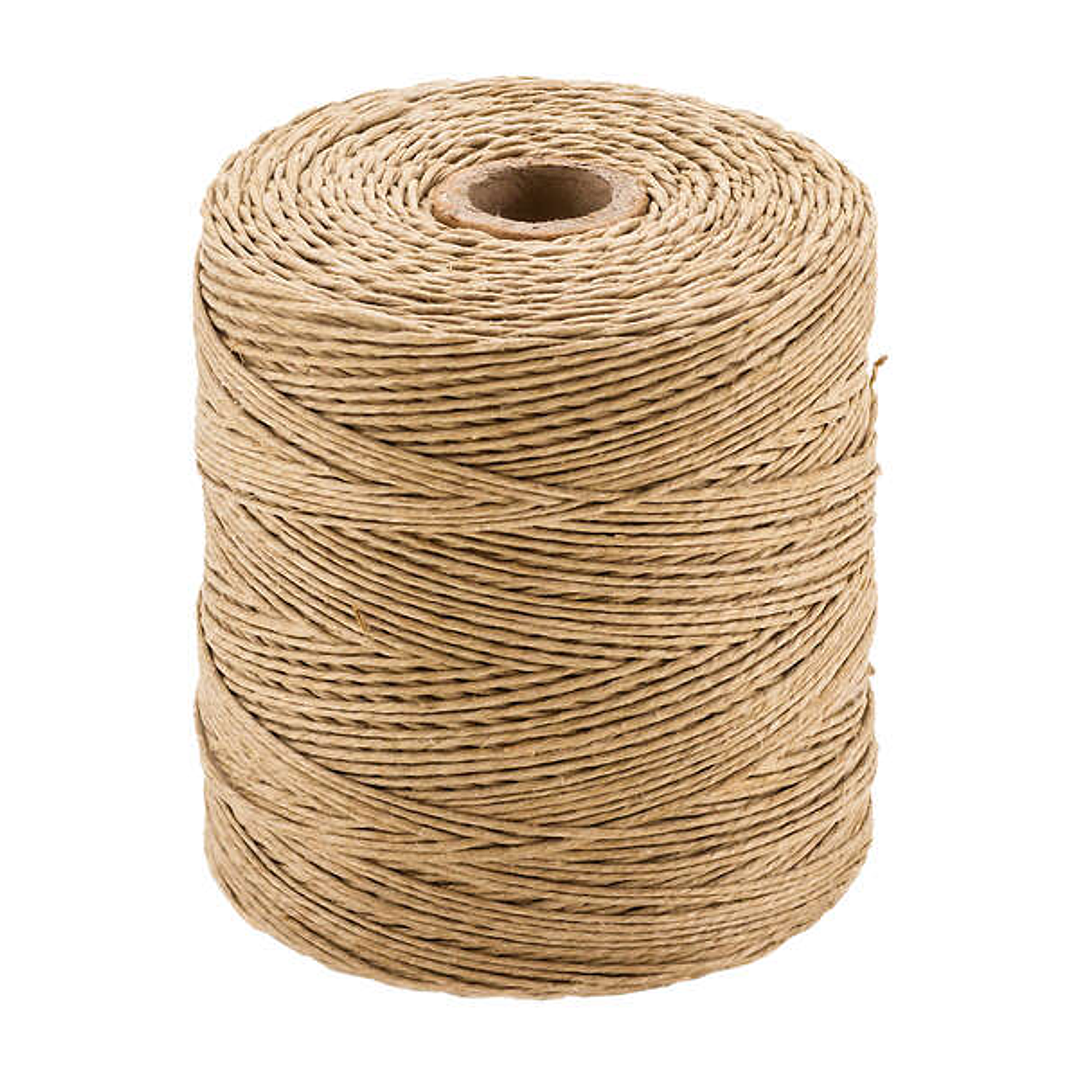 Dohe Bobina de Cuerda para Paqueteria - 300 Metros de Lino Natural - 4 Cabos y 400g - Especial Paqueteria 1