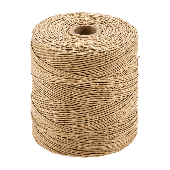 Dohe Bobina de Cuerda para Paqueteria - 300 Metros de Lino Natural - 4 Cabos y 400g - Especial Paqueteria 1