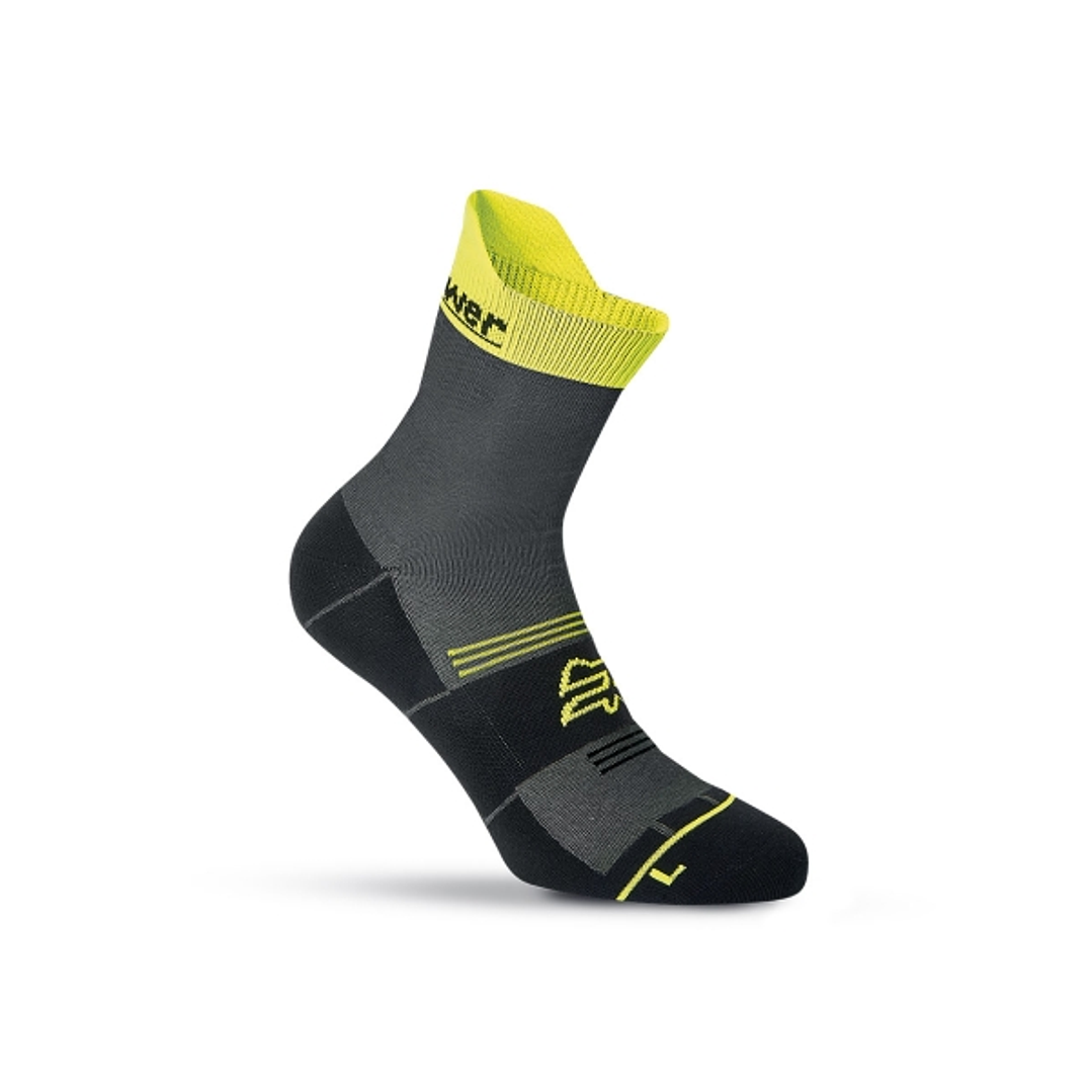 Upower Chipper Calcetines de Trabajo - Talla L - Comodidad y Durabilidad, Tecnologia Coolmax, Ventilacion Extra, Banda de Soporte, Costuras Planas, Re 1