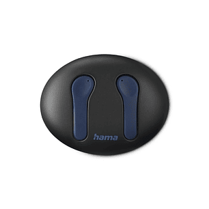 Hama Spirit Unchained Auriculares con Microfono Omnidireccional - Bluetooth - Rango 10m - Asistente de Voz - Color Azul y Negro
