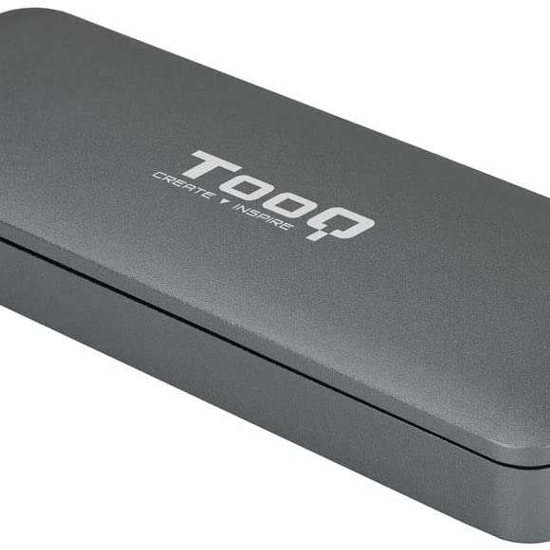 Tooq Carcasa Externa SSD M2 NGFF USB-C - Color Gris 1