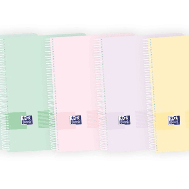 Oxford Live & Go Europeanbook A4+ - Tapa de Plastico - 8 Colores Pastel - 160 Hojas - Organizacion y Estilo en un Solo Producto 1