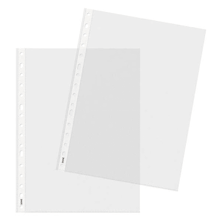 Dohe 100 Fundas Multitaladro en Polipropileno Rugoso - 16 Perforaciones 1