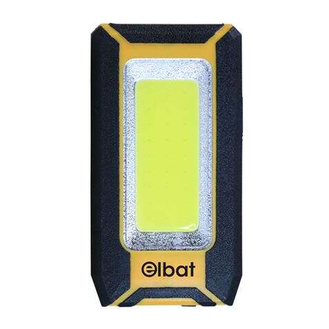Elbat Linterna LED Recargable - Gancho e Iman - Cob 8W 500LM - Color Negro 1