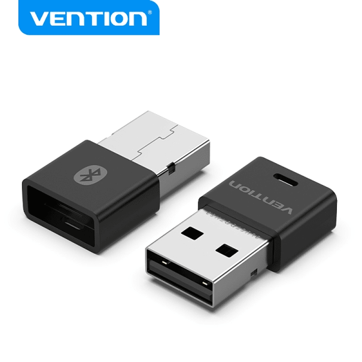 Vention NAHB0 Adaptador USB Bluetooth 5.3 - Audio 24 bits/192 kHz - Emparejamiento 5 dispositivos - Alcance 20m - Color Negro 1
