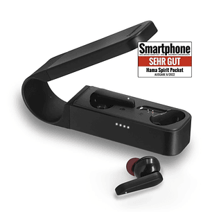 Hama Essential Auriculares con Microfono Omnidireccional - Bluetooth - Autonomia hasta 30h - Rango 10m - Asistente de Voz - Carga por USB-C - Color Ne