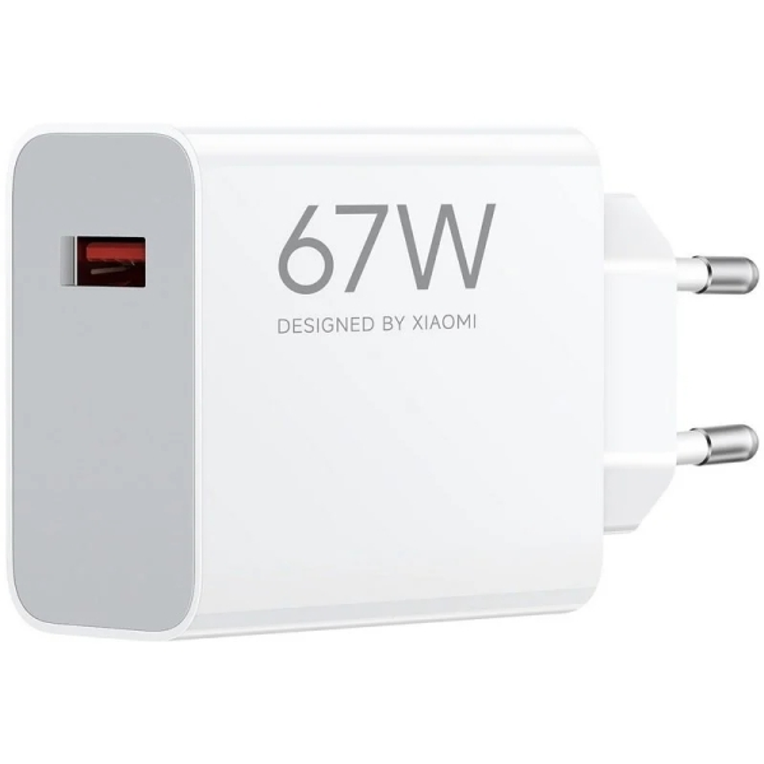Xiaomi HyperCharge Cargador de Pared 67W QC3.0 - USB-A - Carga Rapida - Color Blanco 1