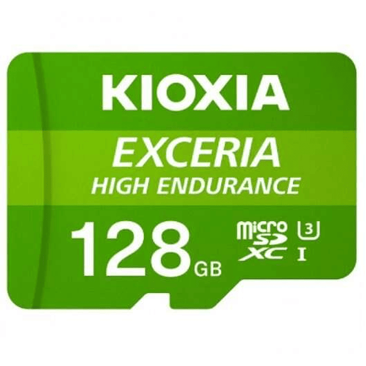 Kioxia Exceria High Endurance Tarjeta Micro SDXC 128GB UHS-I V30 Clase 10 con Adaptador 1