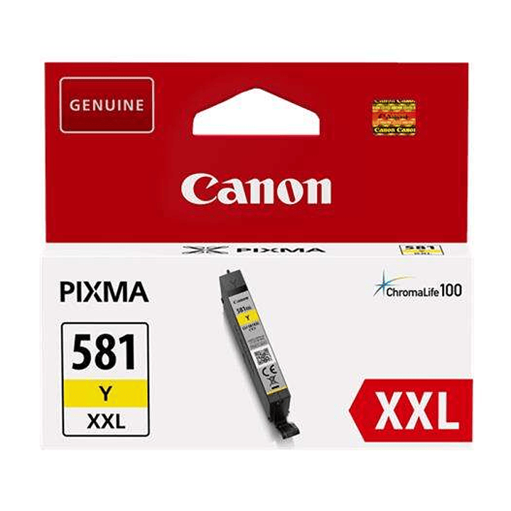 Canon CLI581XXL Amarillo Cartucho de Tinta Original - 1997C001 1