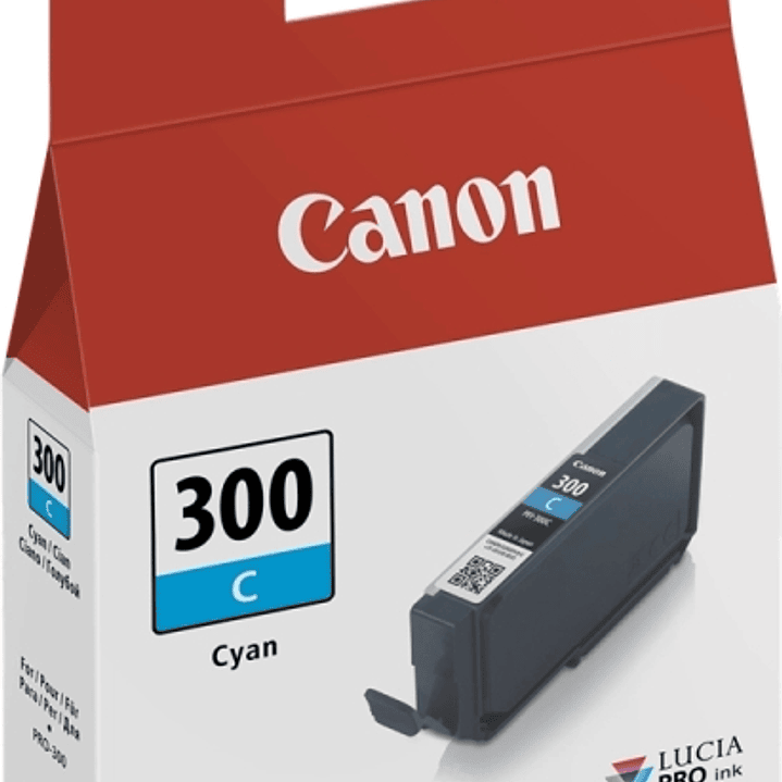 Canon PFI300 Cyan Cartucho de Tinta Original - 4194C001/PFI300C 1
