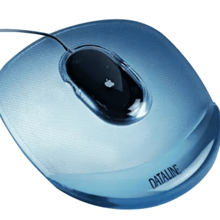 Esselte Dataline Alfombrilla con Reposamuñecas Relleno de Gel - Medidas 235x285x30mm - Base Antideslizante - Control del Raton Mejorado - Color Azul T 1