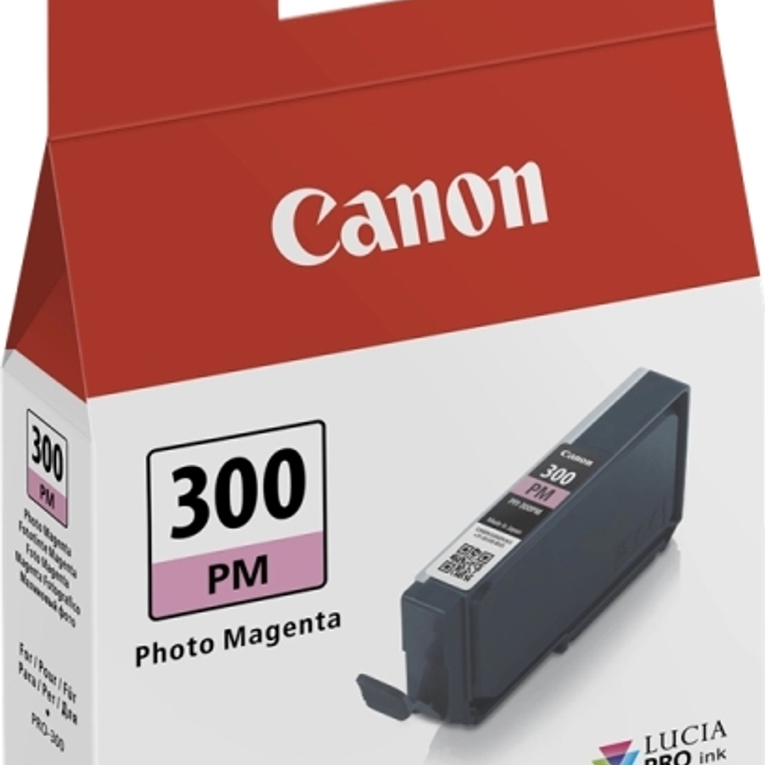 Canon PFI300 Magenta Photo Cartucho de Tinta Original - 4198C001/PFI300PM 1