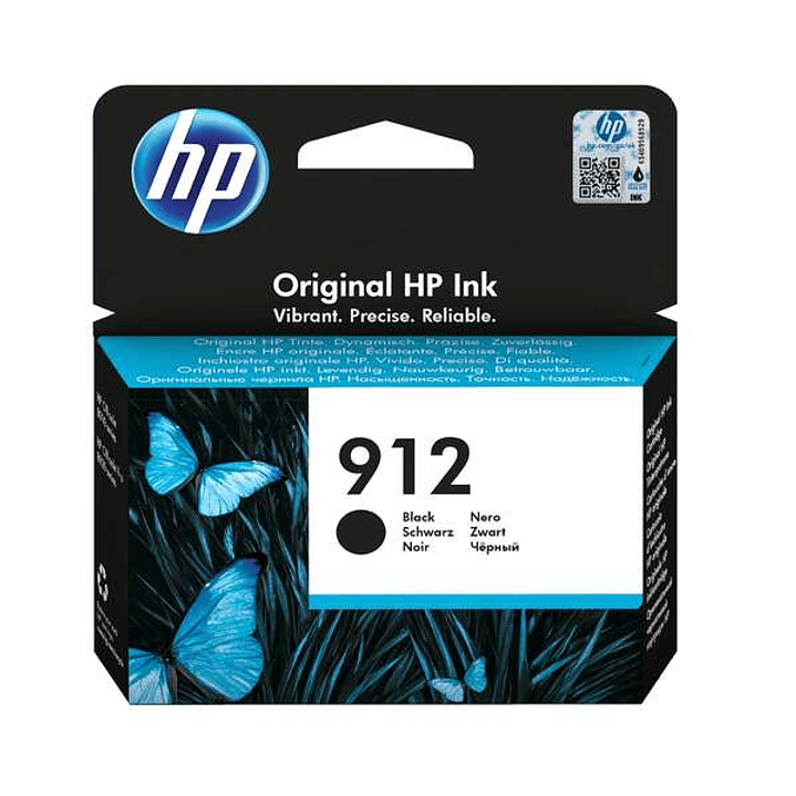 HP 912 Negro Cartucho de Tinta Original - 3YL80AE 1