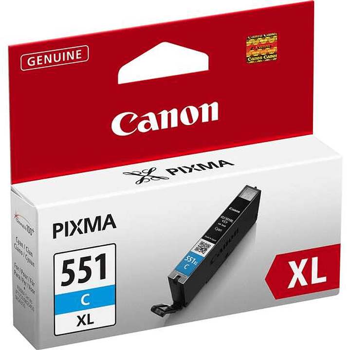 Canon CLI551XL Cyan Cartucho de Tinta Original - 6444B001 1
